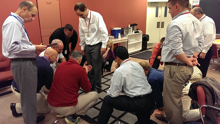 John facilitating "My Role in Leading Change" with the CSC Network